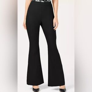 INC International Concepts Black Wide Leg Trousers